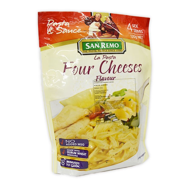 

Sanremo La Pasta Four Cheeses 120 Gr