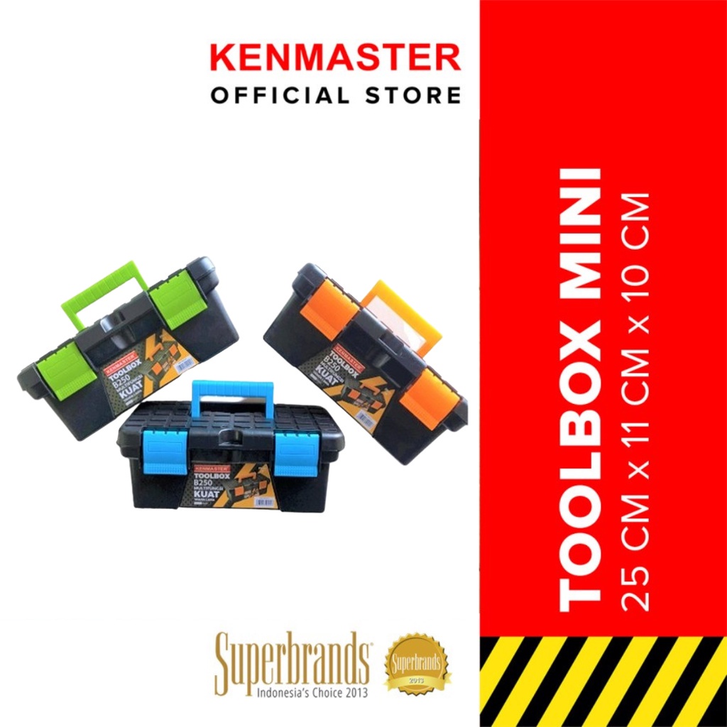 Kenmaster Toolbox Mini B250 , 250  Tool Box Tempat Alat Perkakas Serbaguna