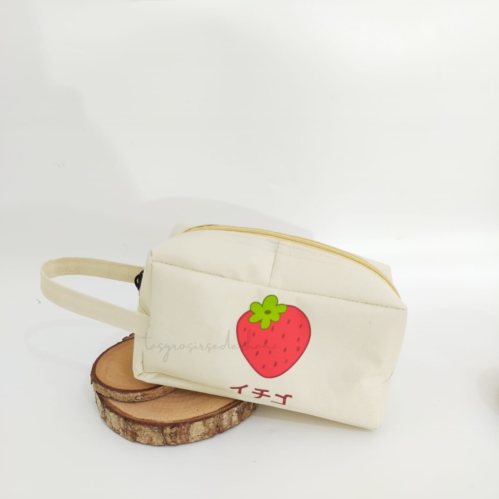 TSK - POUCH KOSMETIK MURAH PERSEGI PANJANG MURAH / SOUVENIR MURAH - POUCH MAKE UP MURAH - BISA COD