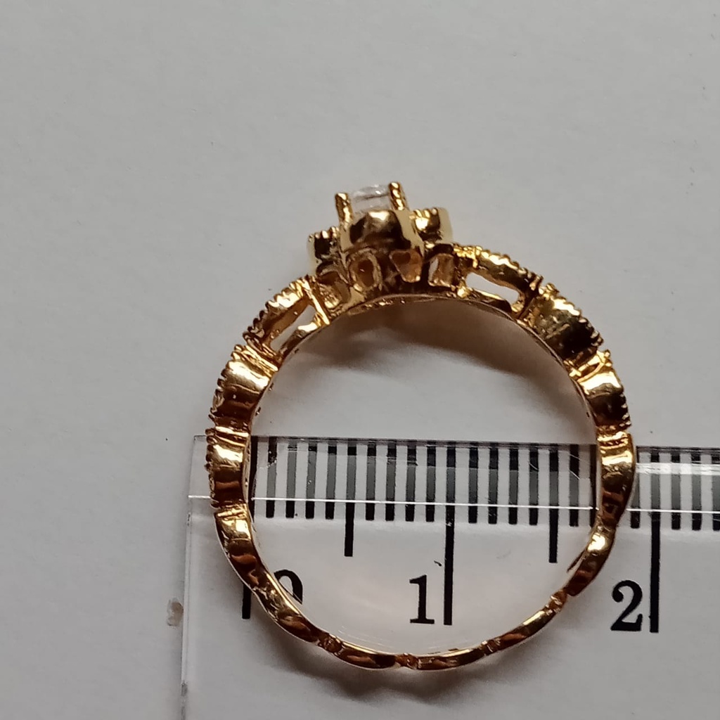 Cincin Emas 17K - 2.5 Gr Kadar 750 - 4401