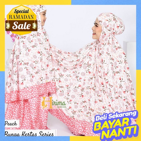 Mukena Ibu Anak Dan Remaja Perempuan Couple Bahan Jatuh Bordir Brokat Tile Untuk Romadon Sholat Ied 