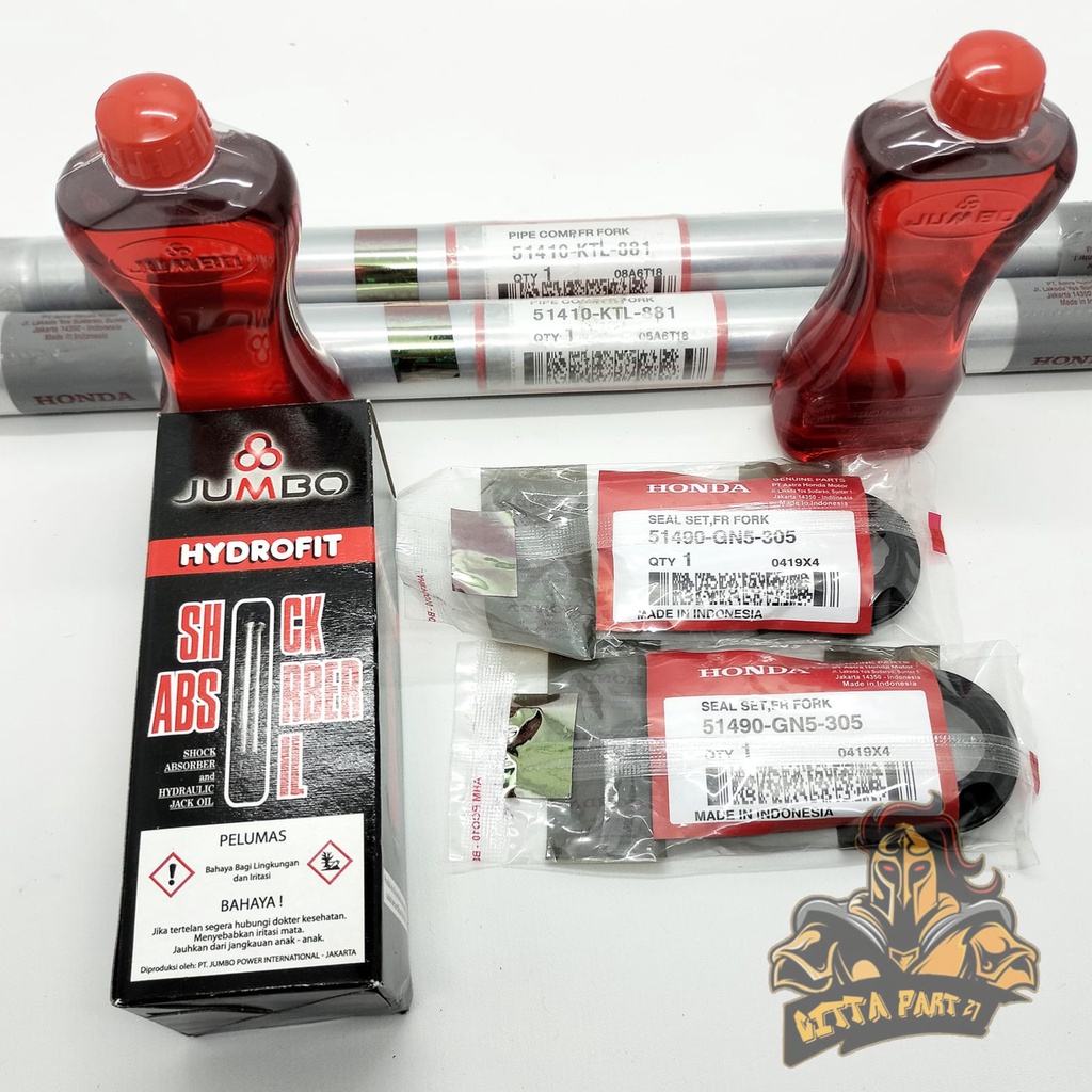 AS SHOCK DEPAN SET HONDA AHM KTL 100% ASLI ORIGINAL HONDA AHM SEAL SHOCK OLI SHOCK SUPRA FIT NEW SUPRA X 125 REVO LAMA KHARISMA LEGENDA FIT X SHOK SOK SKOK