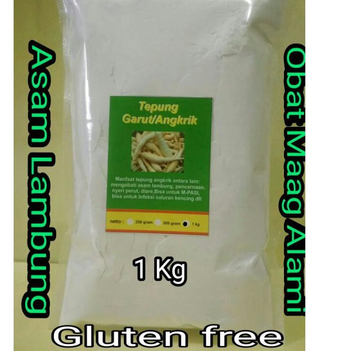 

℮ TEPUNG GARUT/PATI ASAM LAMBUNG/ANGKRIK /ARROWROOT - 1Kg ➽