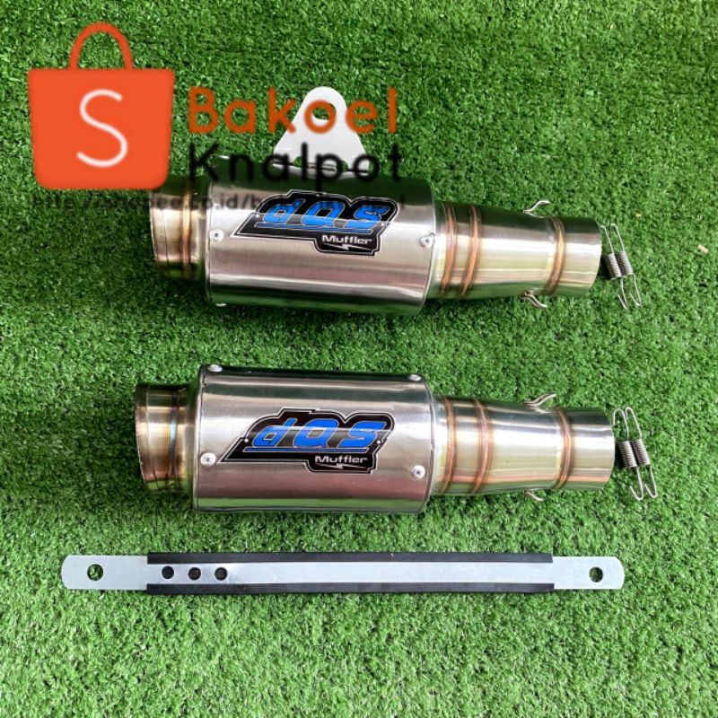 Knalpot Racing DOS Tipe CP3 MP2 inlet 50mm Selincer Saja Jupiter Z / Vega R / Supra / Revo / Blade /