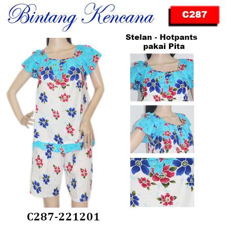 DASTER SETELAN HOTPANTS BINTANG KENCANA C287