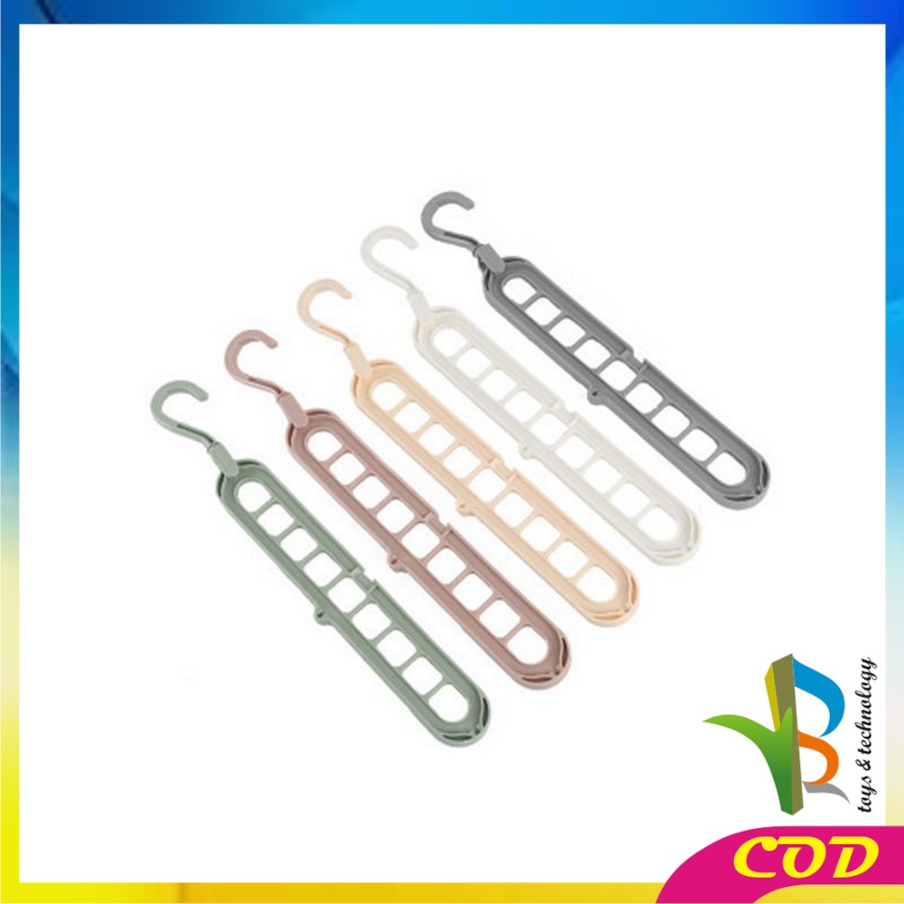 RB-C125 Magic Hanger 9 IN 1 Gantungan Baju Organizer 9 Lubang / Hanger Jemuran Pakaian Serbaguna Multifungsi Jemuran Laundry