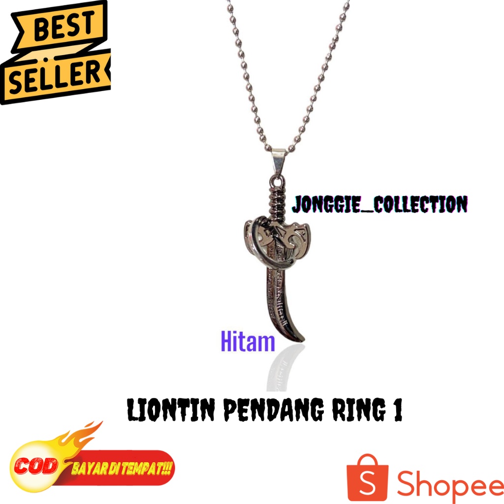 NEW Kalung biji lada Liontin Pendang Ring 1 Kalung Pria Termurah Bisa COD