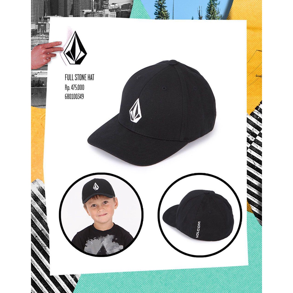 RAYSURF VOLCOM TOPI ANAK 680100349 ORIGINAL