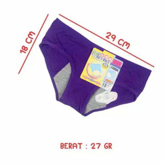 Celana Menstruasi Anti Bocor - Celana Dalam Lapis Waterproof