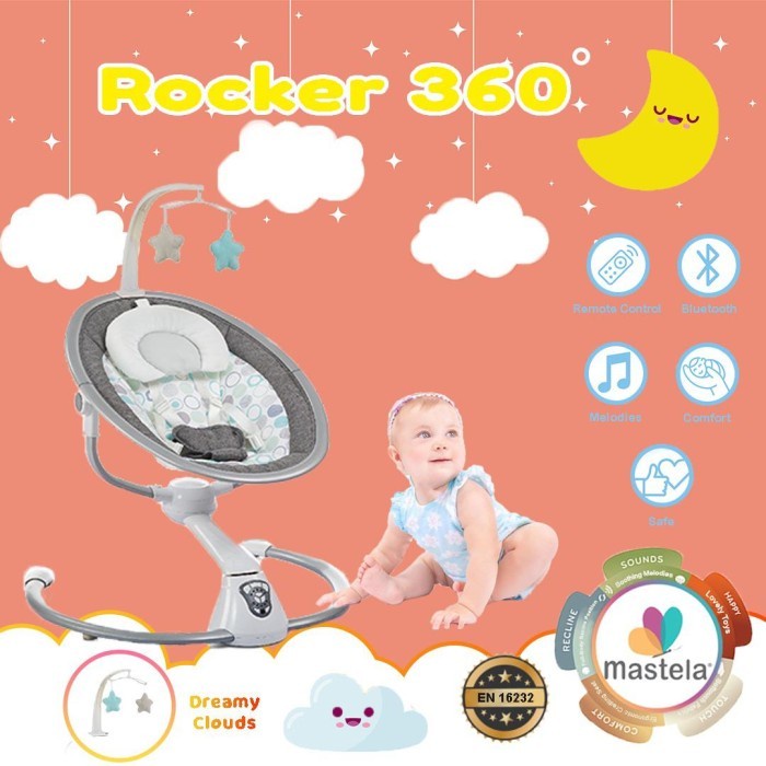 MASTELA BOUNCER BABY// SWING ROCKER SUPREME 360