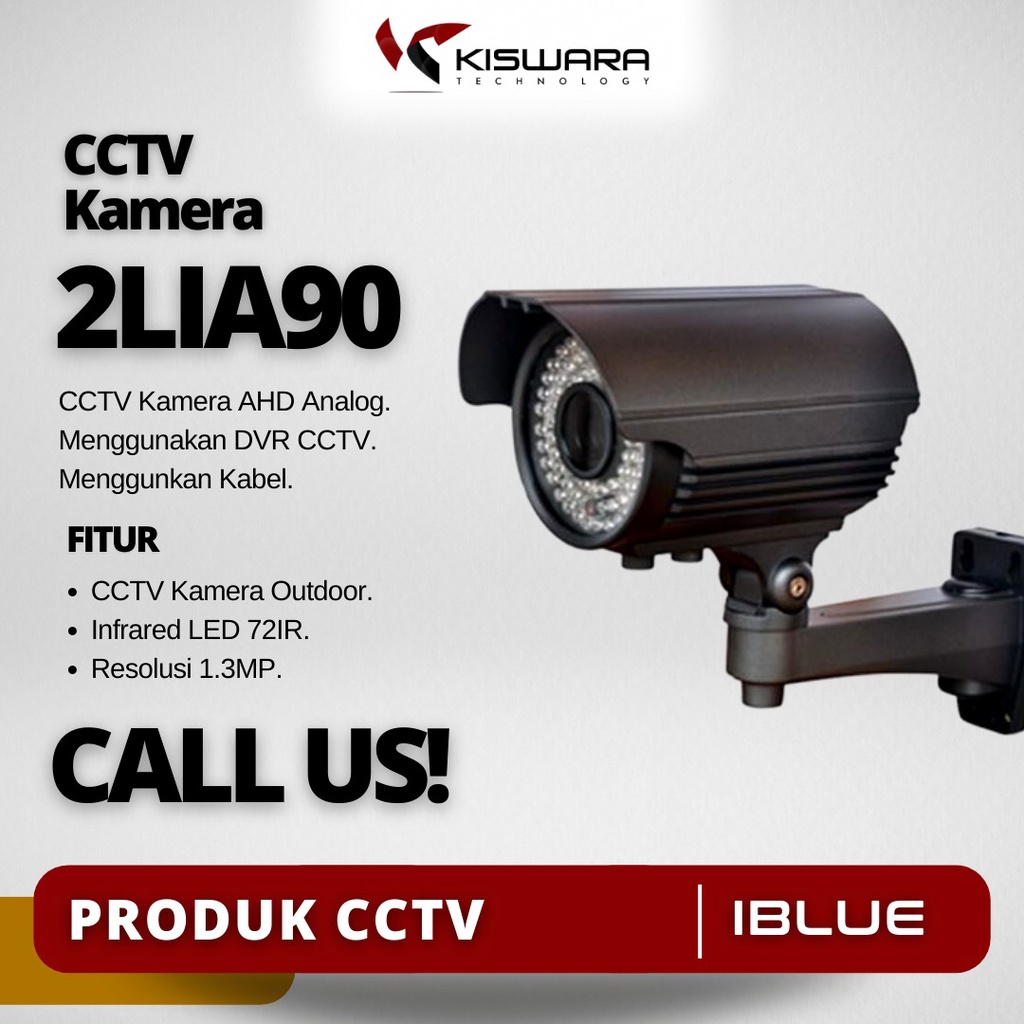 iBlue Kamera CCTV Outdoor AHD OV 1.3MP 960P/960H 72IR - 2LIA90EAD130V