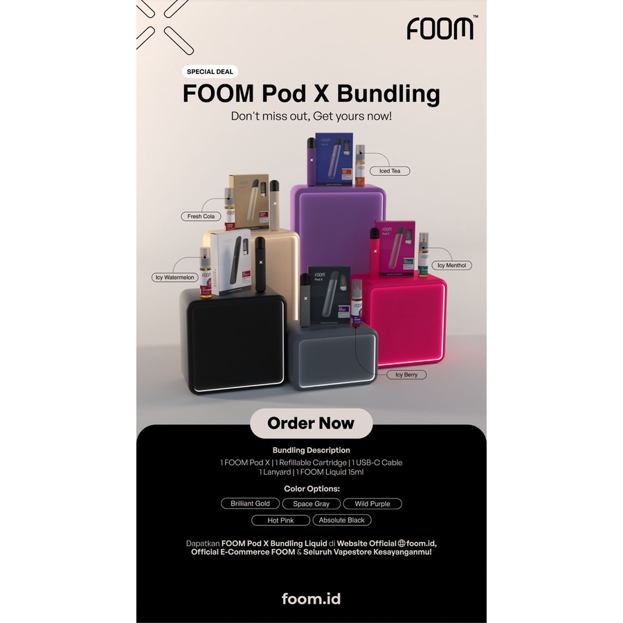 FOOM POD X BUNDLING LIQUID