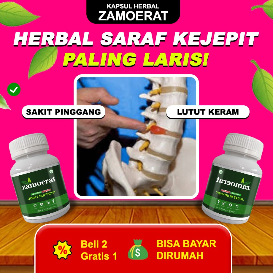 

Zamoerat Herbal Alami Untuk Persendian Original 1 Botol Promo