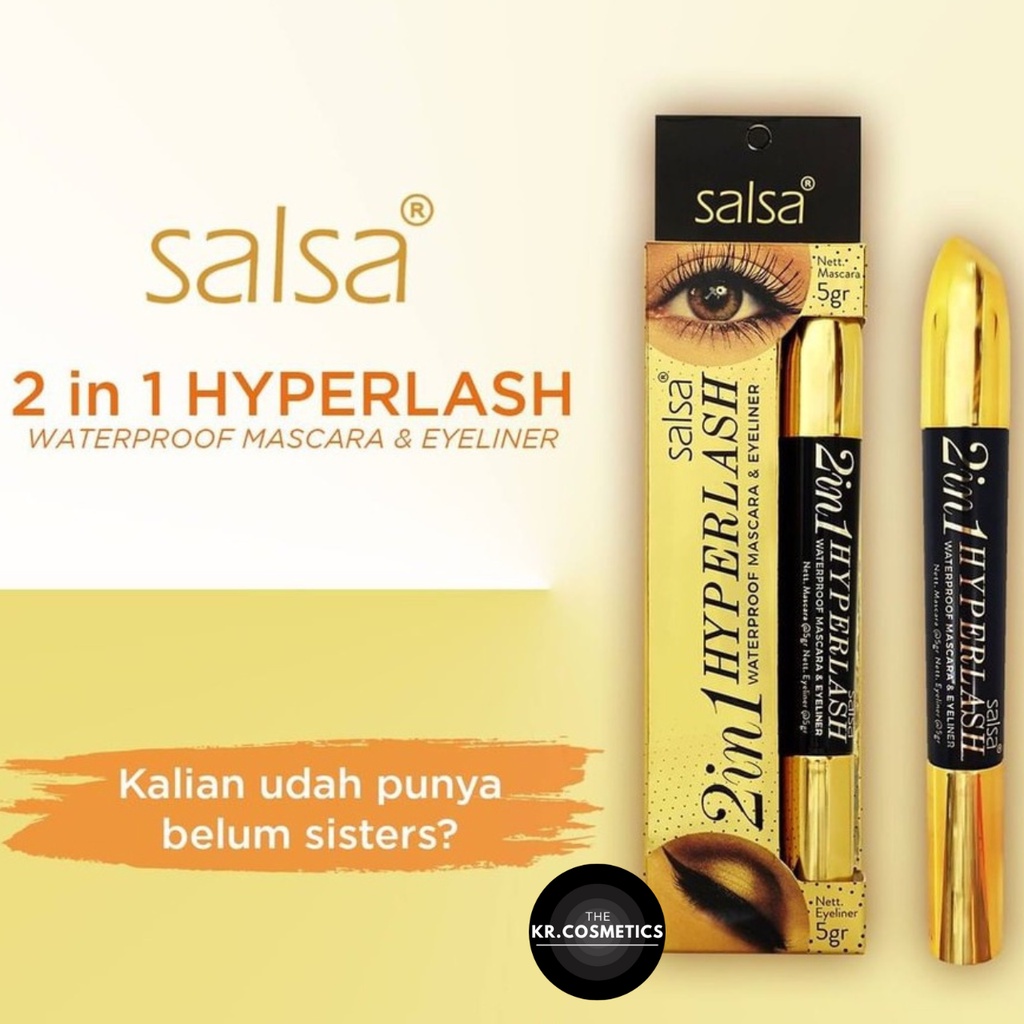 SALSA Mascara 2in1 Hyperlash - Maskara 2 in 1 Eyeliner