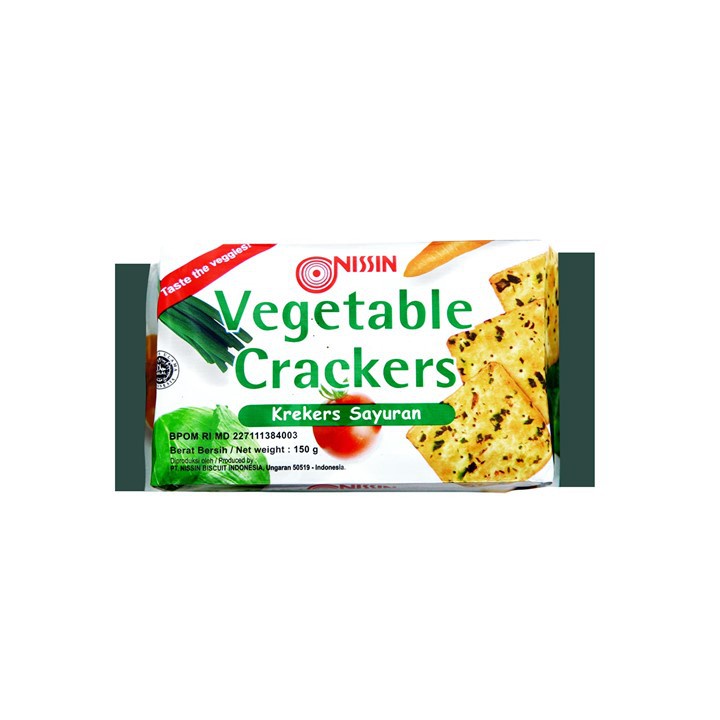 

Nissin Vegetable Crackers 150 gram