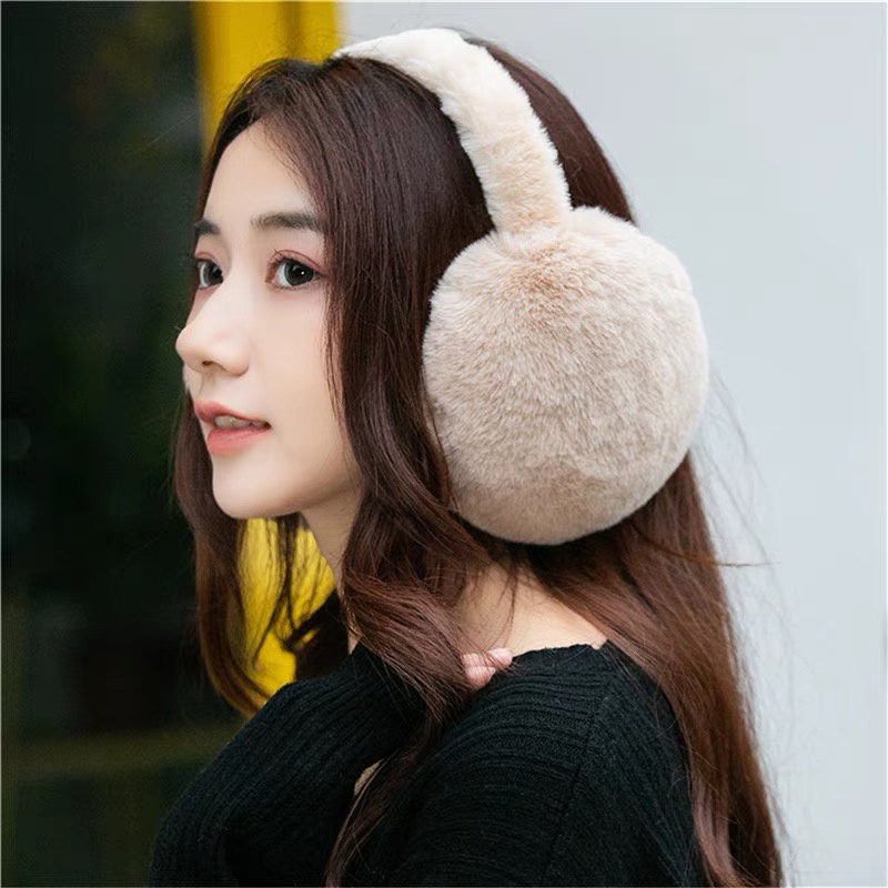 Foldable Winter Earmuff Wanita cewek import korea penghangat telinga penutup kuping ear warmer korean