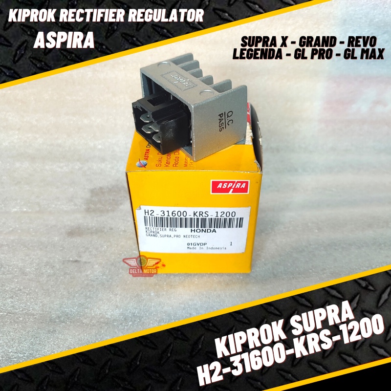 Kiprok Rectifier Regulator KRS Aspira Supra X Fit Grand GL Pro Neotech GL Max Neotech