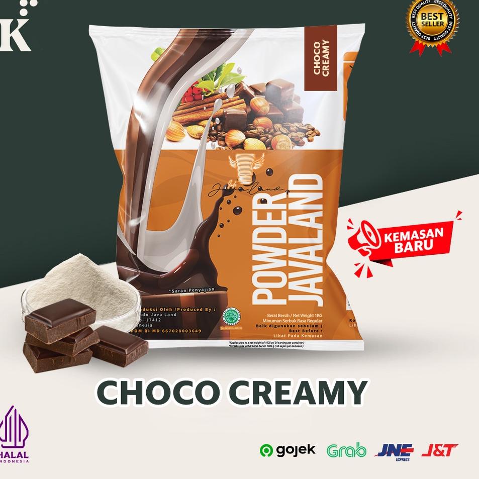 

COD✔️ Bubuk Minuman Bubble Powder Drink Choco Creamy ORIGINAL Javaland 1kg