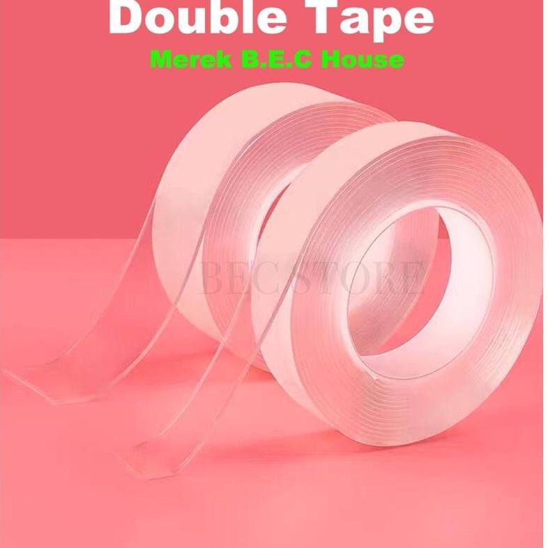 

3.3 Product HOT [200gram][2mmX3meter] Double Tape Nano Tape Ivy Grip Tape Isolasi Selotip 2 Sisi Kuat Dicuci