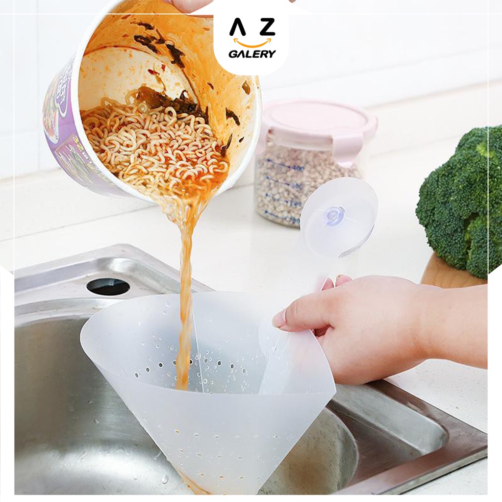 Saringan Sampah lipat Wastafel Dapur Penyaring Kitchen Sink Drain Filter RT-151-PSW Azgalery