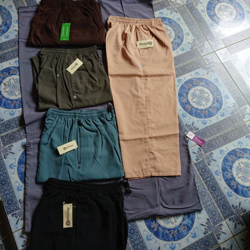 Sirwal basic / Sirwal kantor murah / Sirwal dewasa murah / Celana kantor