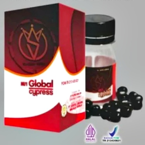 Nu 1 Global Cypress Slaber Trust Pil Hitam untik Sendi dan Syaraf