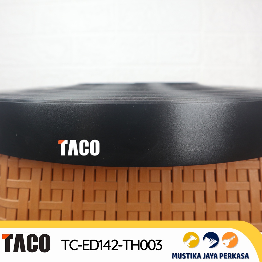 EDGING HPL TACO TH 003 AA 42mm x 1 HITAM DOFF Bukan Glossy Putih