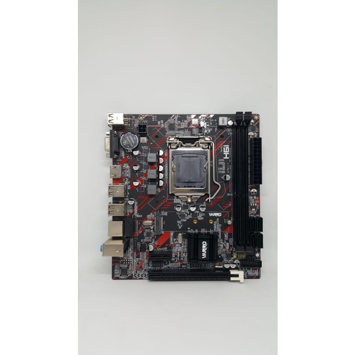 Paket Mobo Motherboard Mainboard New LGA 1155 DDR3 H61 Plus Processor