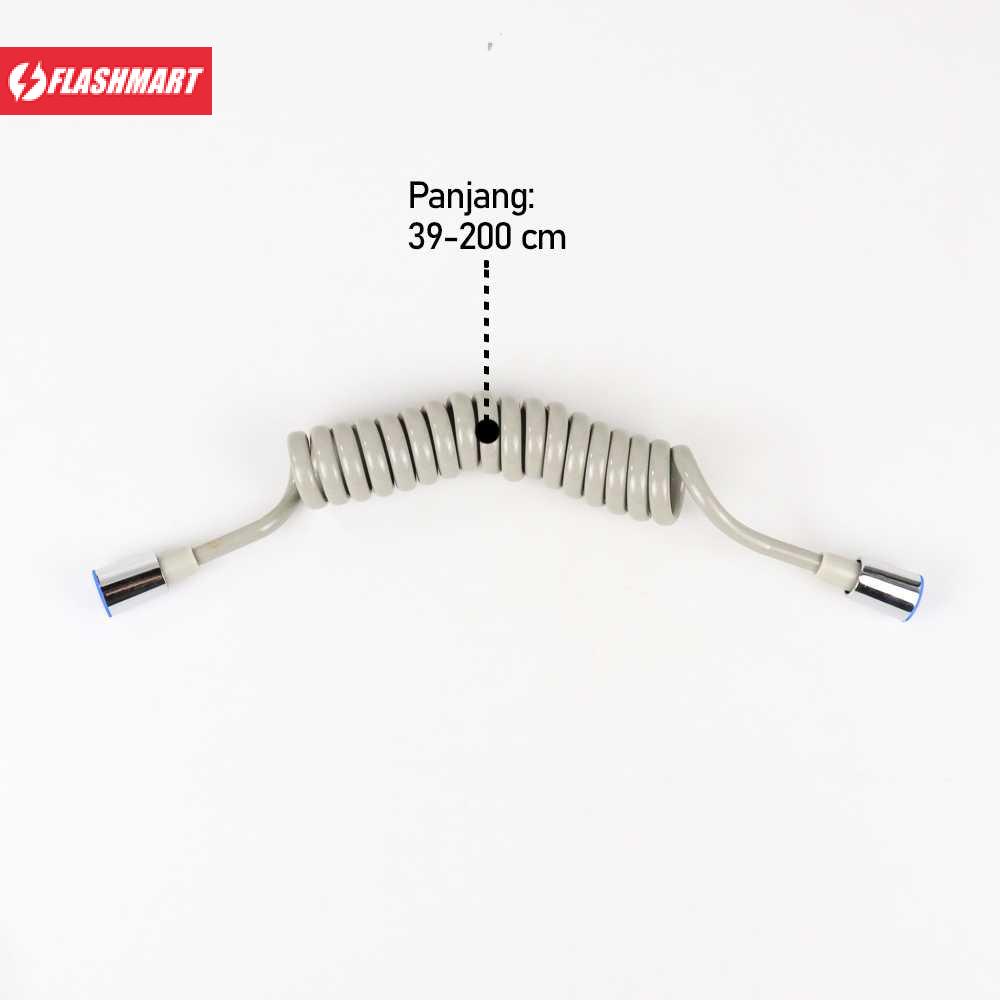 Flashmart Selang Shower Fleksibel Spring Hose 2 Meter - JR014