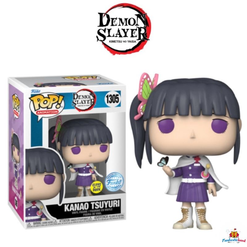 Original Funko POP Animation Demon Slayer: Kimetsu no Yaiba - Kanao Tsuyuri (Glow in the Dark) #1305