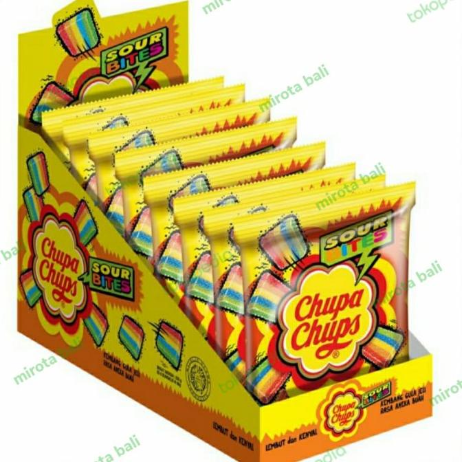 

Buruan beli] permen chupa chups sour bites 8x56g fruit vn - box