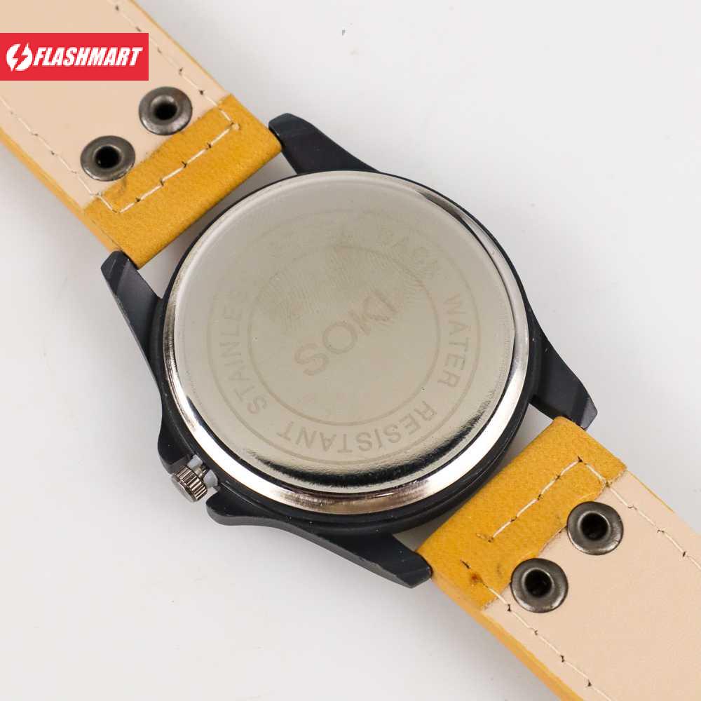 Flashmart Jam Tangan Pria Strap Kulit