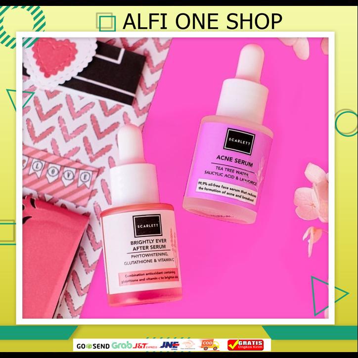 SCARLETT WHITENING BRIGHTLY EVER AFTER SERUM PEMUTIH WAJAH ORIGINAL SCARLETT WHITENING BRIGHTLY EVER