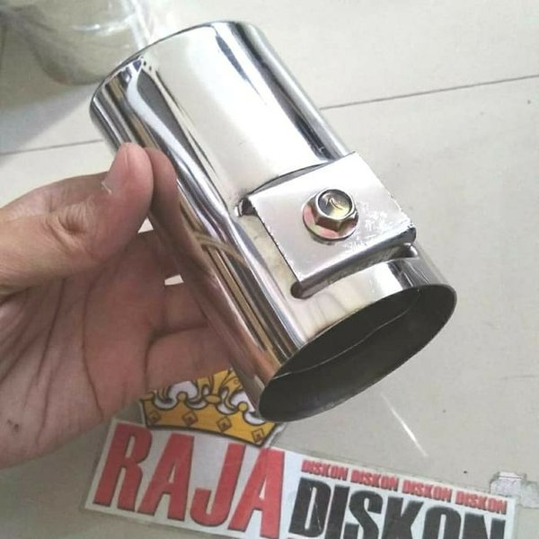 Buntut Knalpot Mobil Calya Sigra Muffler Cutter Racing Bulat New