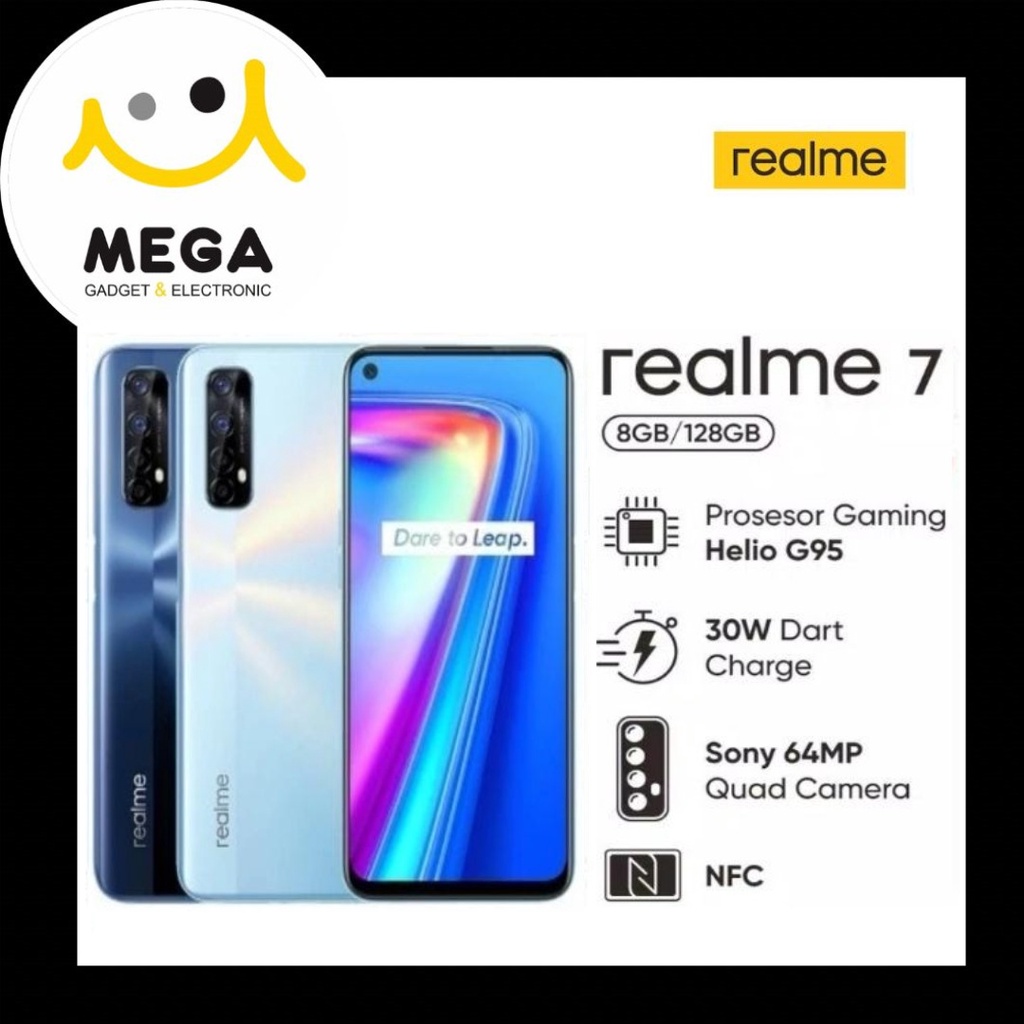 Realme 7 8GB + 128GB Garansi Resmi Realme Indonesia