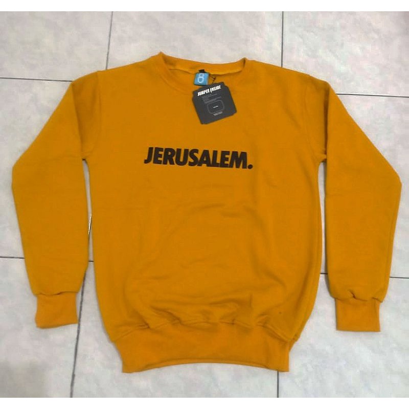 sweater crewneck jerusalem kunyit