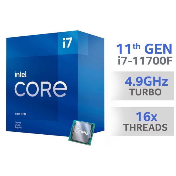 Intel Core i7 11700F 8core 16Mb Cache 2,5GHz Up to 4,9GHz Proccesor Rocket Lake (Box)