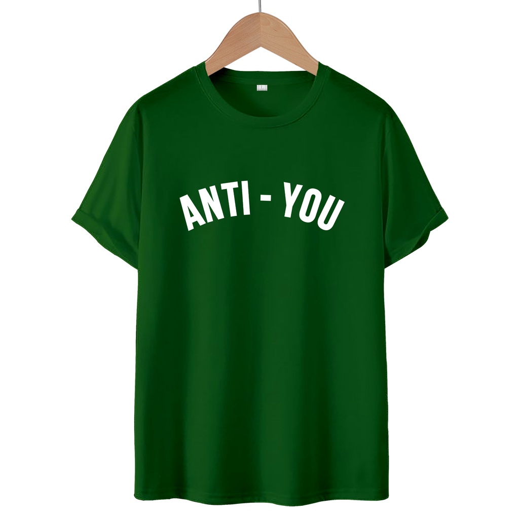 KAOS T-SHIRT ANTY-YOU / KAOS DISTRO WANITA.