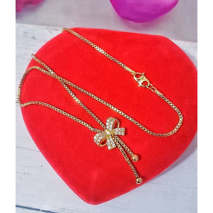 Kalung Xuping Pita Jurai Gold Panjang 45i91