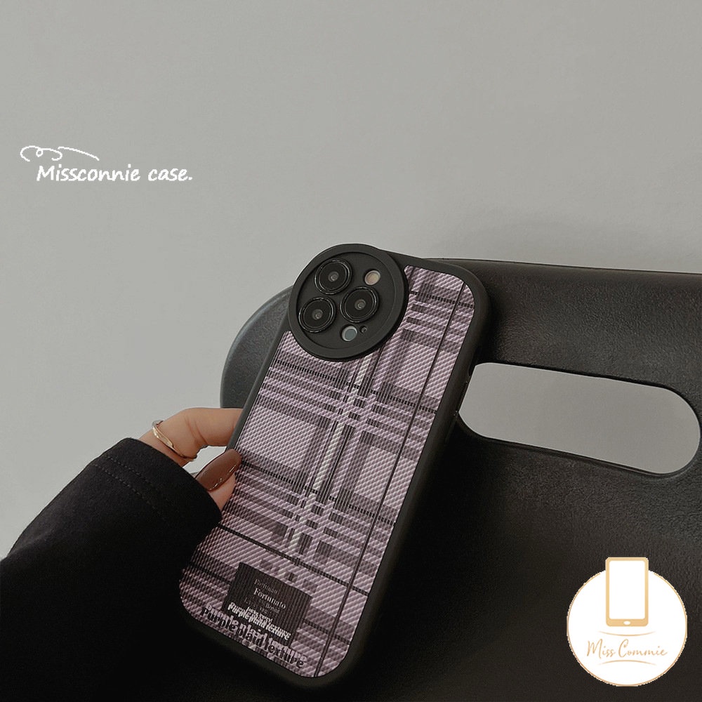 Casing Untuk Realme C35 C21Y C30 C55 C53 C25Y 10Pro C17 C20 C31 C20A C12 C25S5 9i 6 8i 8Pro 5 6i 6s 8 5i 7i C15 C11 C21 GT C17 C2 C3 Mewah Simple Lucky Kotak-Kotak Lensa Bulat Sarung Soft Cover