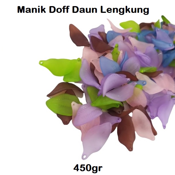 MOTE MANIK DOFF MOTIF DAUN LENGKUNG / MOTE DAUN / MANIK DAUN HARGA /450gr
