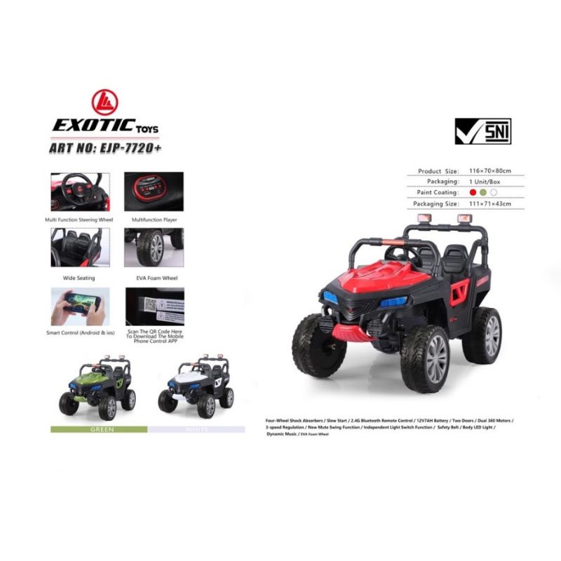 Mobil Aki Jeep BUGGY EXOTIC (EJP-7720+) READY Pontianak