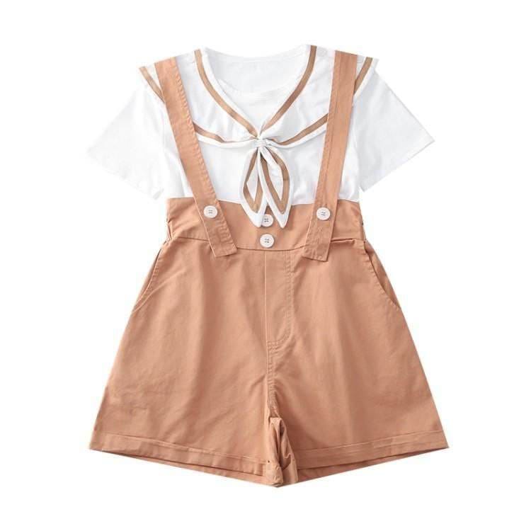 Setelan Celana Jumper Anak Perempuan Sailor