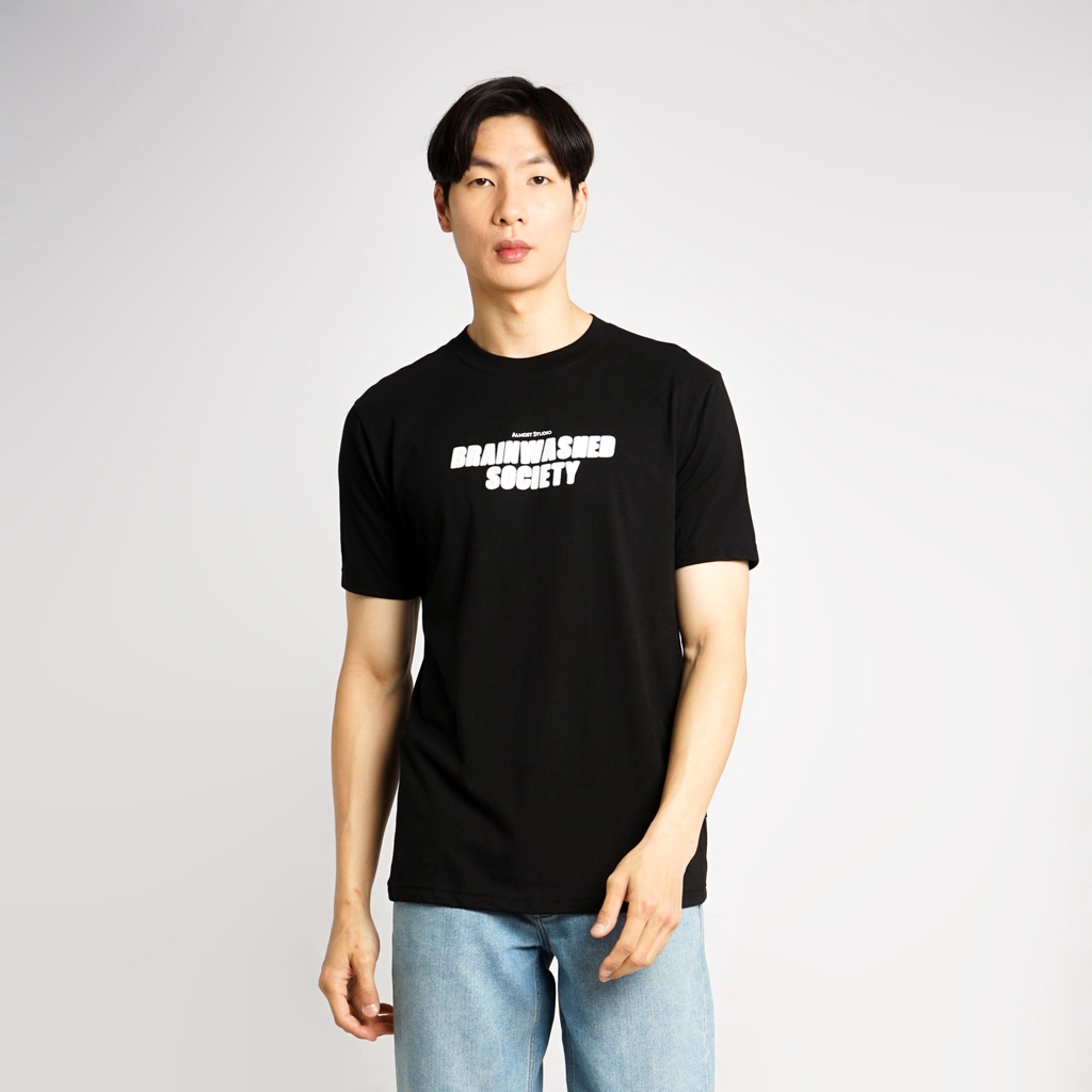 Almost Studio - T-Shirt - Brainwashed - Black