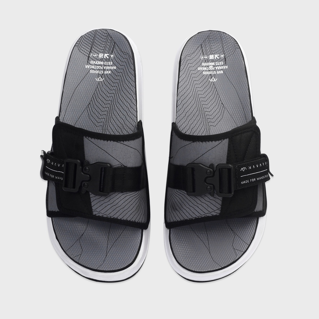 Ripple Dusty | Sandal Slider Ringan Slop Casual Santai Sendal Slide Simple Pria Men Sendal Footwear | FORIND x Navara