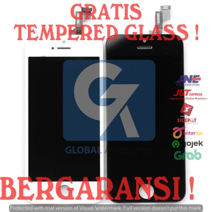 Lcd Lcd + Touchscreen Iphone 5 / 5S / 5C Original 100% Bergaransi 