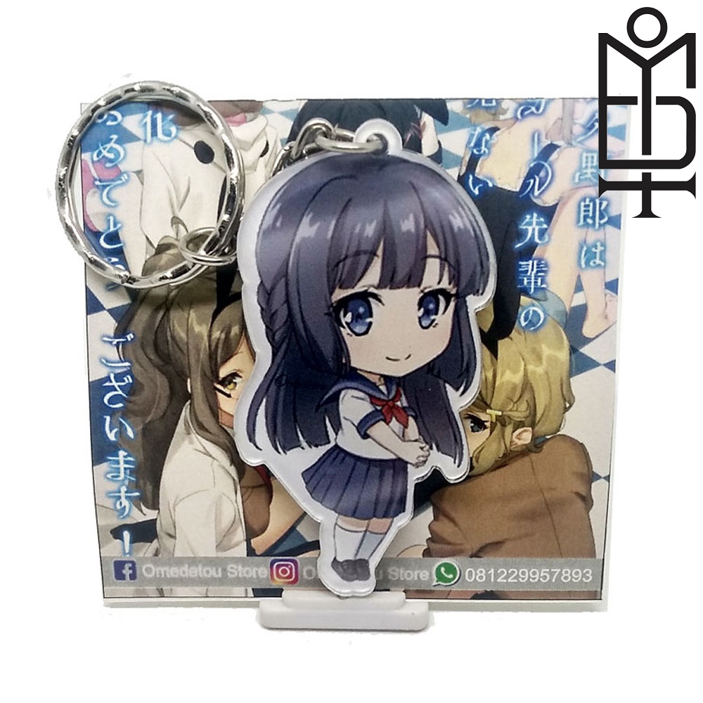 Gantungan Kunci Anime Seishun Buta Yarou wa Bunny Girl Senpai - Shouko Makinohara