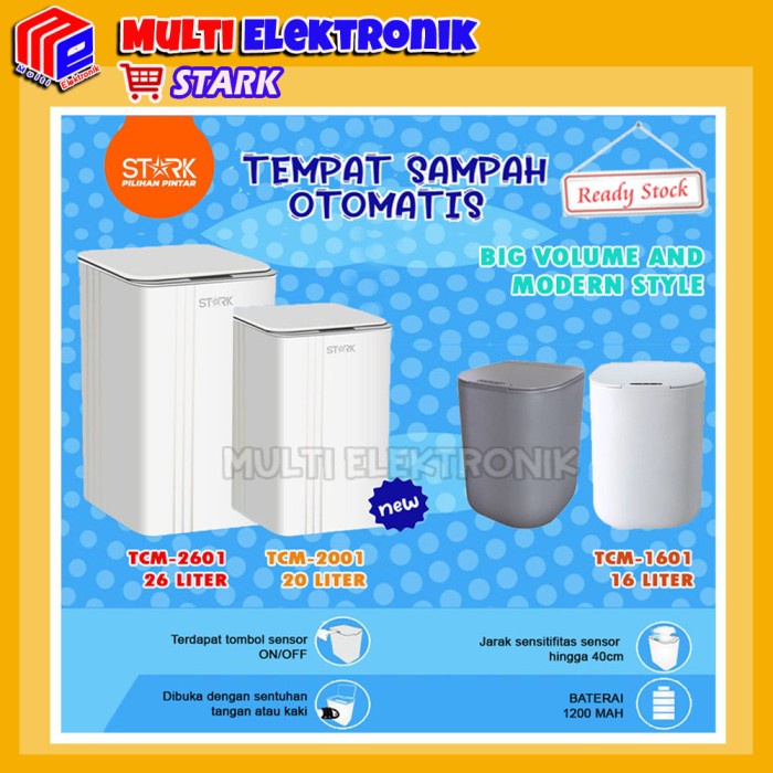 Tempat Tempat Sampah Otomatis - Stark / Tempat Sampah Dengan Sensor Gerak