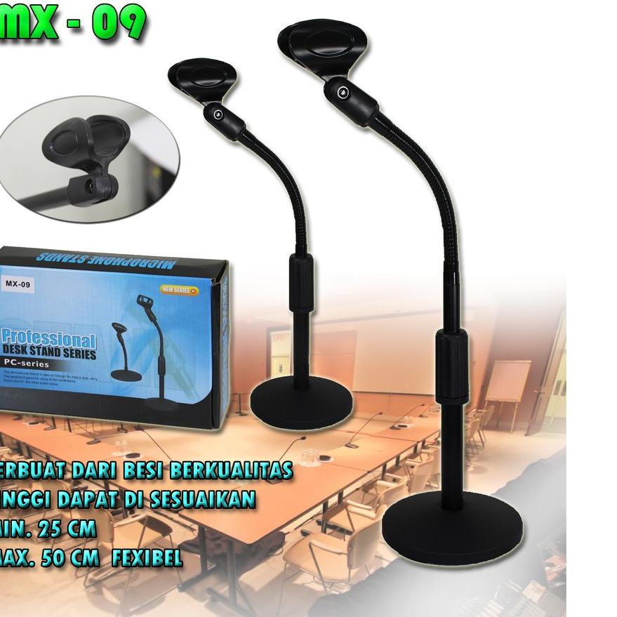 ➨ Stand Mic Meja MX 09 MAXXIS Flexible / Tripod Mic / Microphond Stand / Dudukan Mic Fleksibel ➸