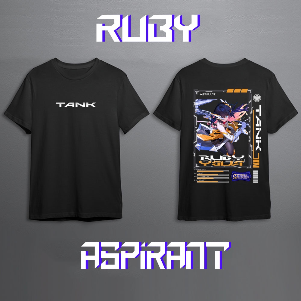 KAOS HERO MOBILE LEGEND RUBYFIGHTER FULL SKIN KEREN // KAOS MLBB // KAOS ML